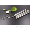 Verloren kopnagels met ronde metalen wasmachine